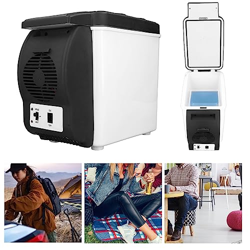 6 Liter Draagbare Koelkast, Auto Koelkast Draagbare Elektrische Koelbox Mini Koelkast Draagbare Power Cooler Kleine Koelkast voor Slaapkamers Auto's Kantoren Reizen - Afbeelding 5