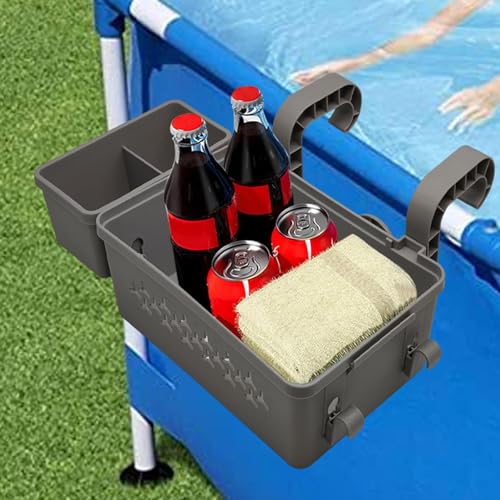 Pool Aufbewahrungskorb, Pool Korb aus Recyceltem Kunststoff, Frame Pool...