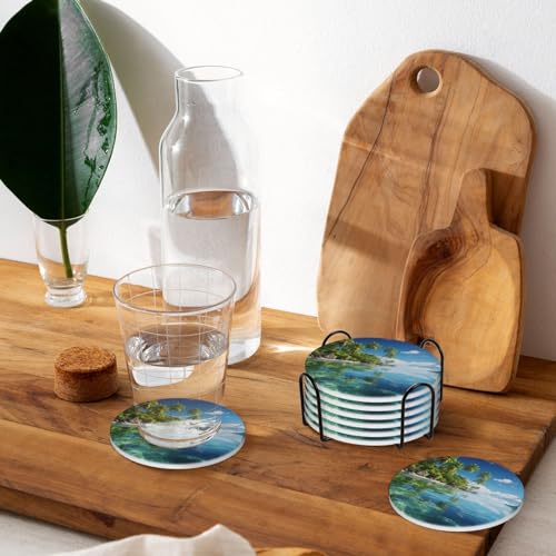 Dessous de verre en liège absorbant antidérapant protection table céramique