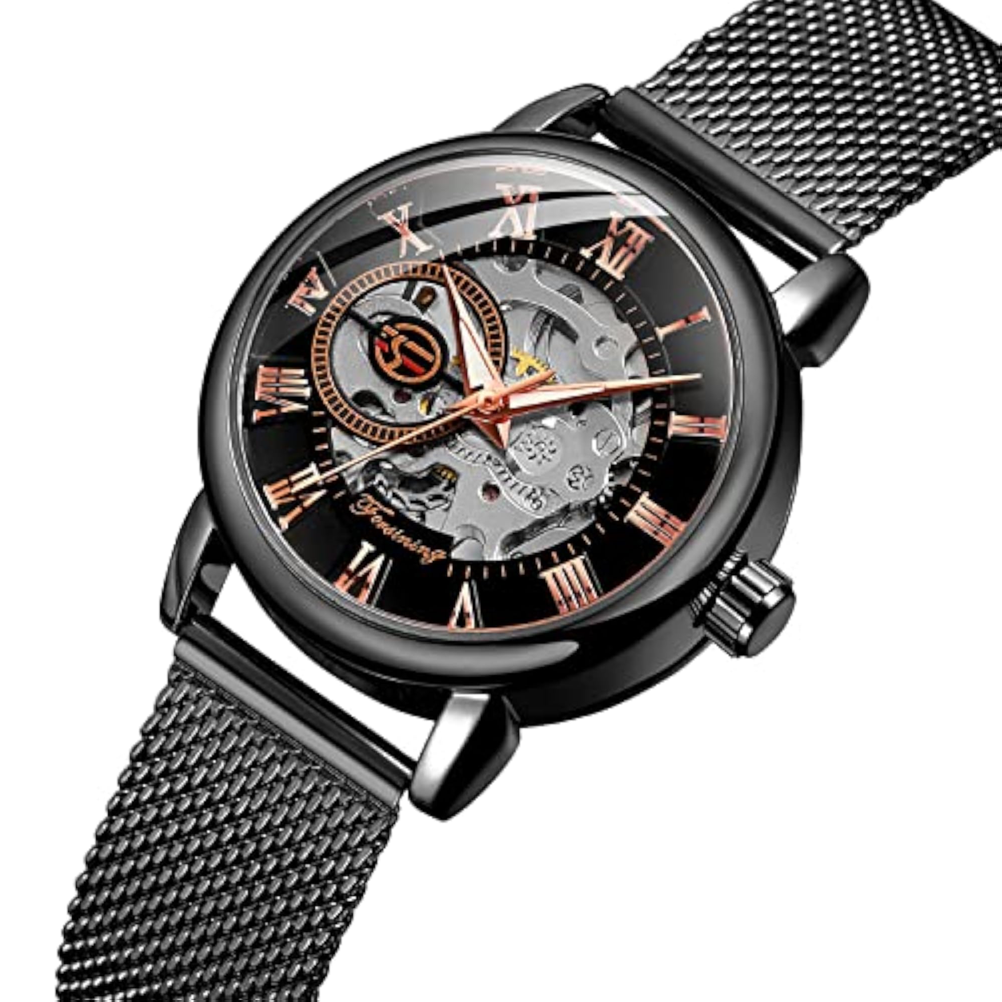 Women's Skeleton Hand-Wind Mechanical Watch, Fashion Gift