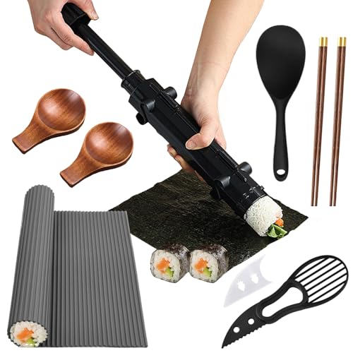 PIWOSGOL Ensemble de Fabrication de Sushis, 8 pièces...