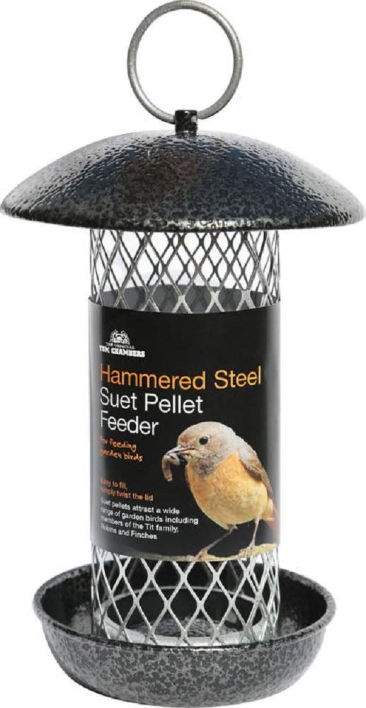 Tom ChambersHammered Steel Suet Pellet Feeder