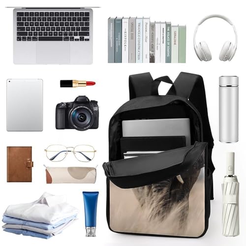 Elephant Classic 17 Inch Backpack Travel Daypack Casual Shoulder Bag with Adjustable Strap for Men Women3