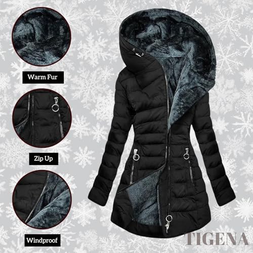 Winter Coats for Women with Hood Fleece Lined Thicken Puffer Coat Sherpa Warm Jackets Trendy 2024 Outfits Clothes2
