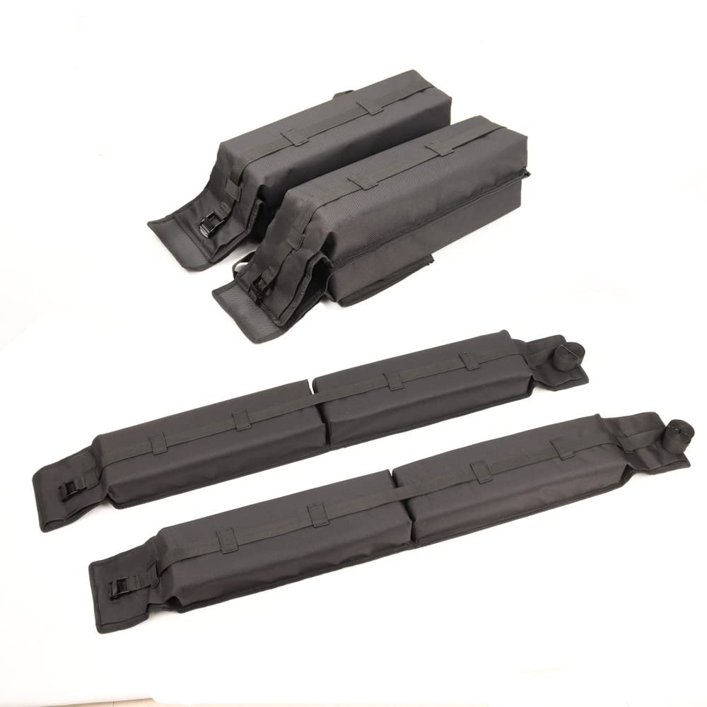 Portaequipajes de Coche,Barras para Portaequipajes de Techo Suave Universales para Coche para Transportar Kayak/Tabla de Surf/Canoa/Esquíes