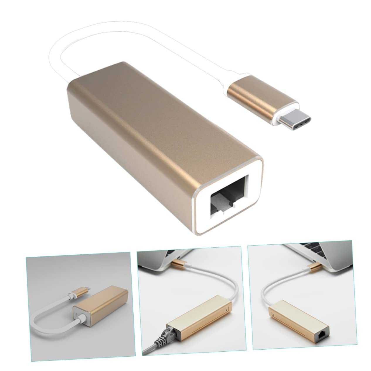 Operitacx 3 Pezzi Adattatore USB Ethernet Mbps Convertitore Gigabit per Laptop e Dispositivi Mobile Compatibile con Standard Mbps Design Compatto e Resistente Remoto Play