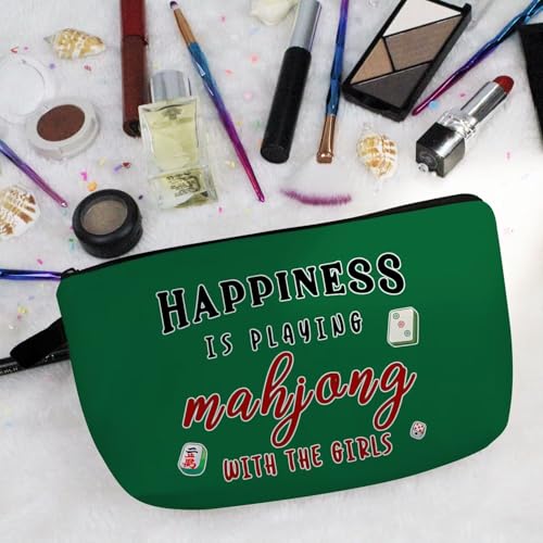 Livel lhood Bolsa cosmética con diseño Mahjong miniatura 5