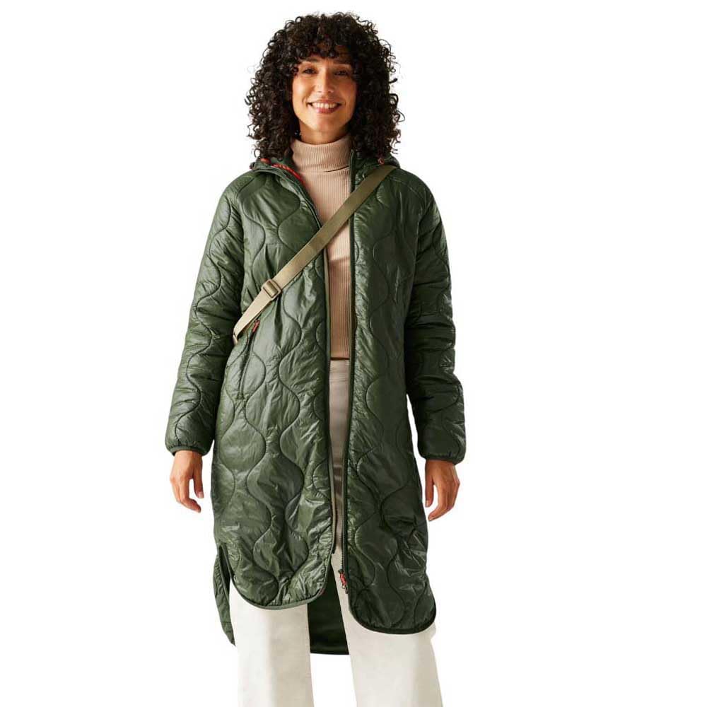 Regatta Women's Green Triea Water-Repellent Lightweight Quilted Jacket in Size 12, Sports Direct