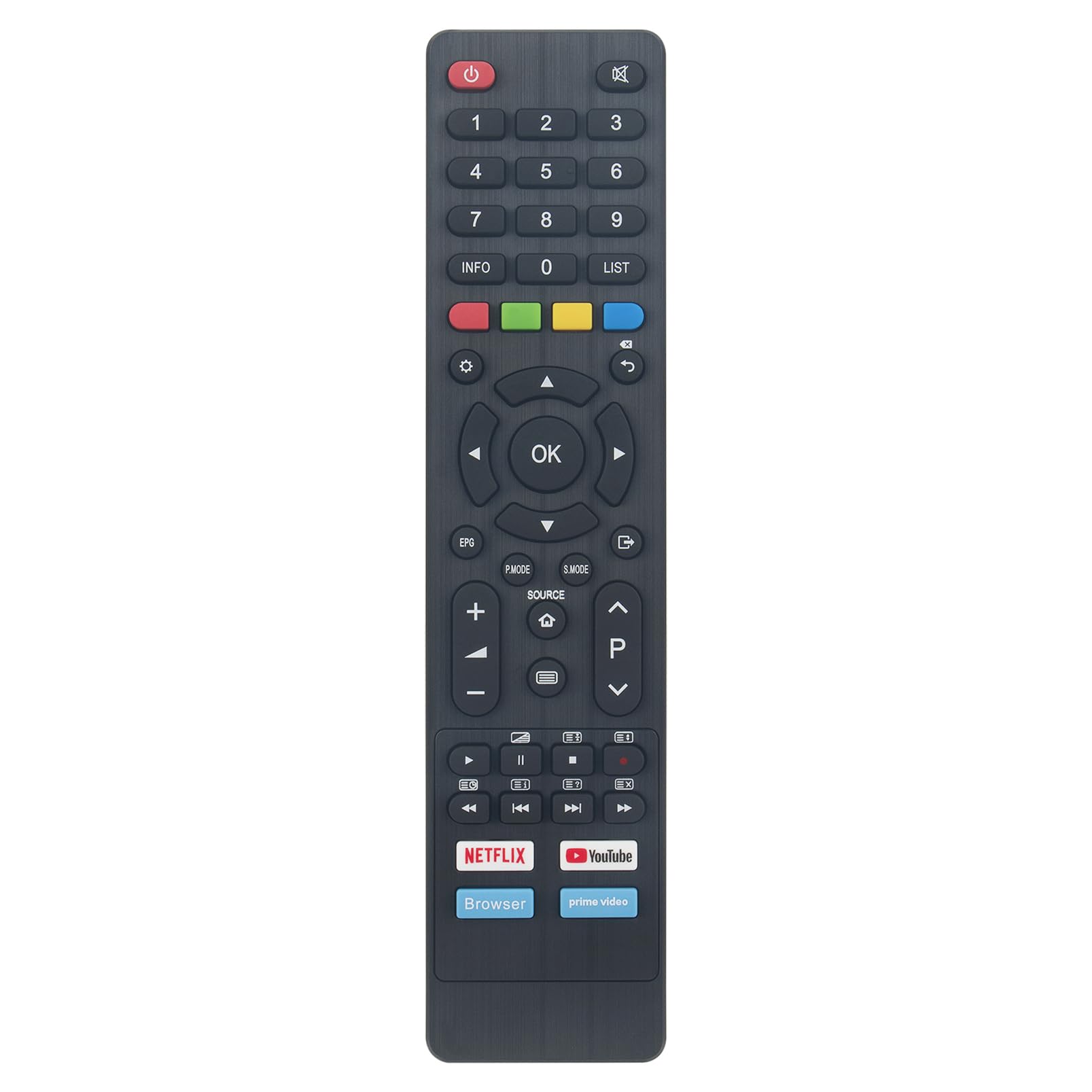 ALLIMITY Sostituzione Telecomando per Saba OK. KUNFT PRINCESS LCB32G5SP SB32HDS195 LCB32G7N-EIT LCB42G6F-EIT K5132H32H K5133H40F K5130H43U K5182H24H ODL24676H-TIB ODL43850UC-TIP ODL50750UC-TIB