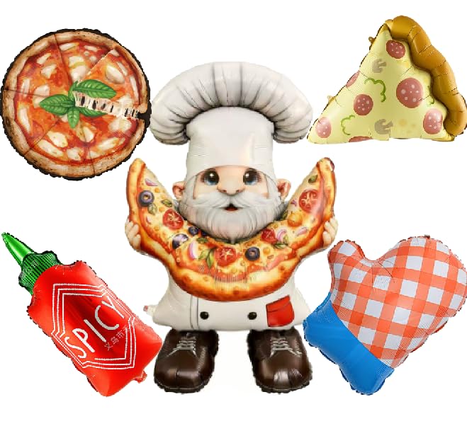 Décorations sur le thème du chef pour anniversaire et soirée pizza réussie