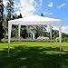 Garden Vida Gazebo Carpa para Fiestas al Aire Libre jardín toldo Impermeable, Acero, Blanco, 3 x 3 m