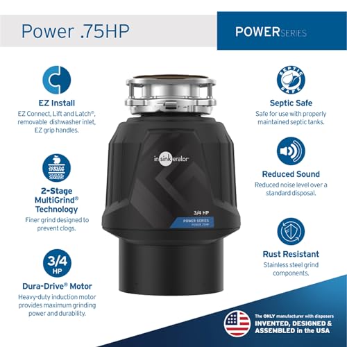InSinkErator-Power-75HP-34-HP-Garbage-Disposal-Power-Series-EZ-Connect-Continuous-Feed-Food-Waste-Disposer-Black