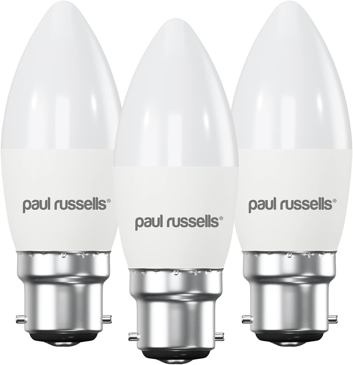 paul russells LED Light Cap B22D, 40w Equivalent Bulbs, 5.5W
