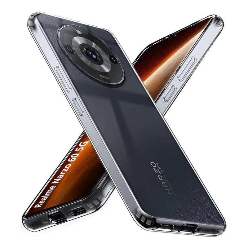 Image of Case Creation Brand -Plastic Mobile Cover For Realme 12 Pro+ (Soft & Flexible Back Case),Transparent
