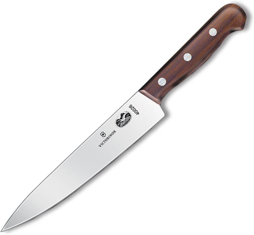 Victorinox 5.2000.19G Carving Knife, Chef's Knife, Wood, 7.5 Inches (19 cm)