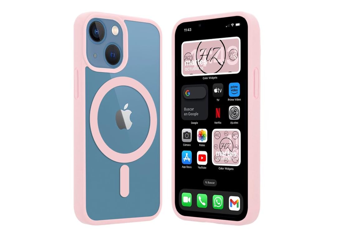 Funda Para Iphone 14 Con Magsafe Diseño De Flores Lindas Pink Primrose