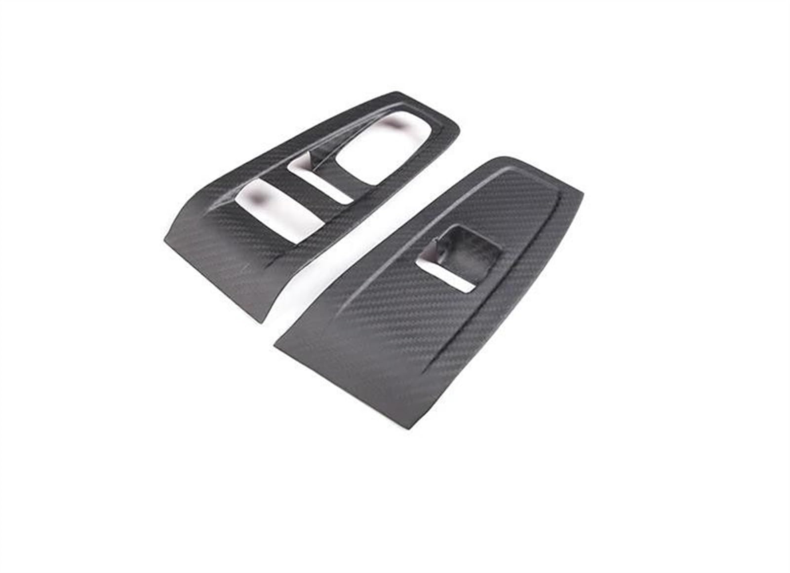 Real Carbon Fiber Car Glass Lift Button Frame Decorative Sticker Interior Accessorie for Subaru BRZ 2022 Anti-dust(Matte Carbon Fiber)