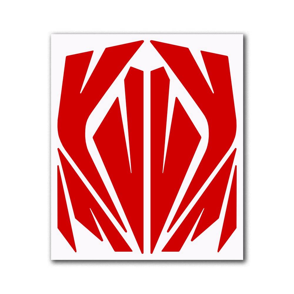 Refractive Stickers for Bicycle Bici Time, Red