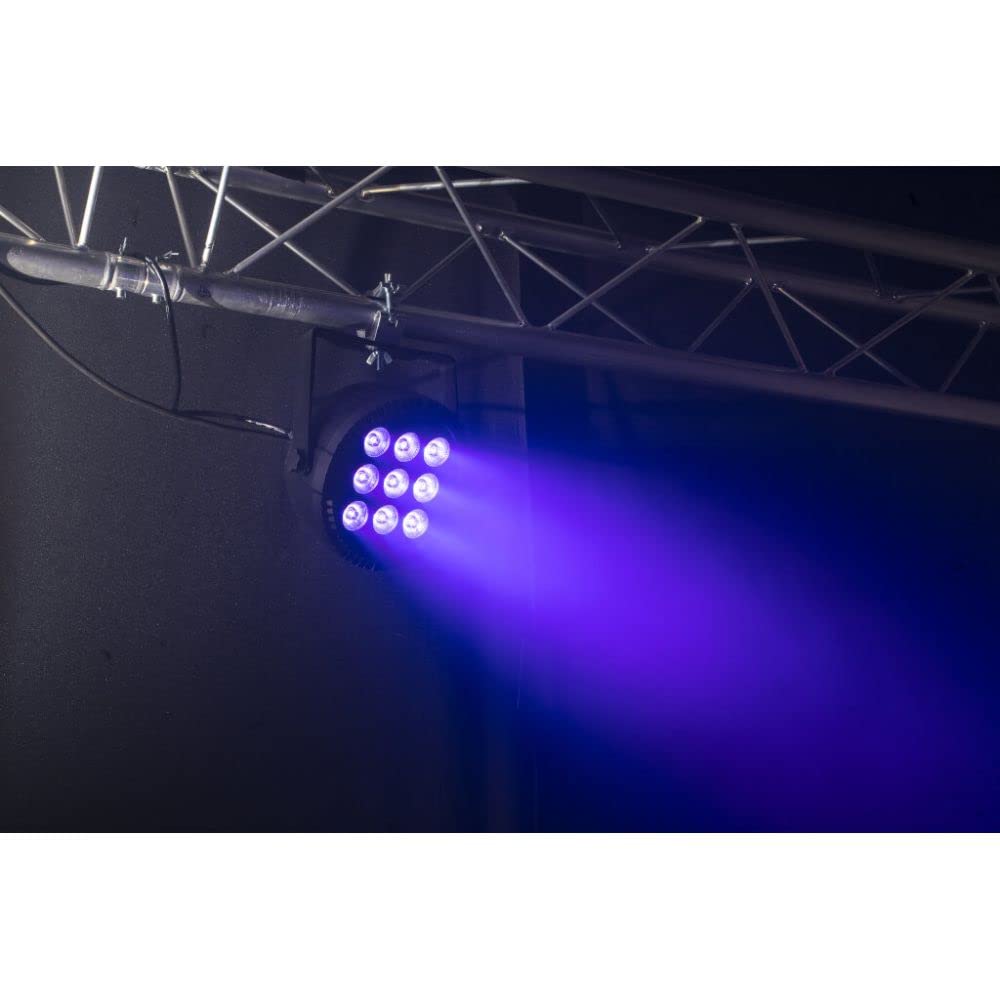 Ibiza - Projecteur Par 9 LED RGBW 6W THINPAR-9X6W-RGBW