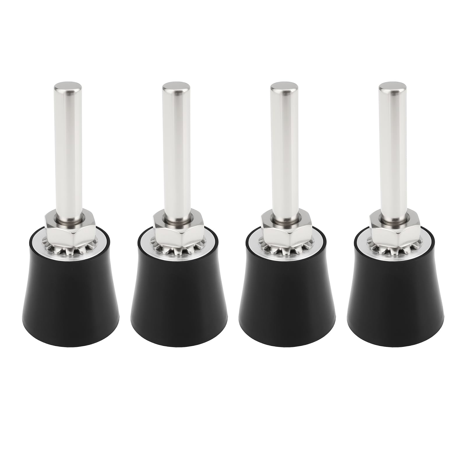 Briny River 4Pcs 6mm CD Turn Lock Tray Kni-fe Handle Compatible with 3M Ro-loc 20x30x57mm Black
