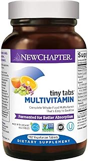 New Chapter Tiny Tabs Multivitamin with Fermented Priobiotics + Whole Foods + Vitamin
