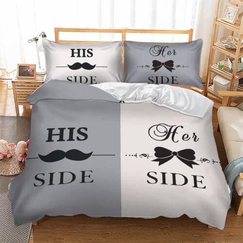 Housse de couette 90x190 grise idée cadeau personnalisé enfant avec taie