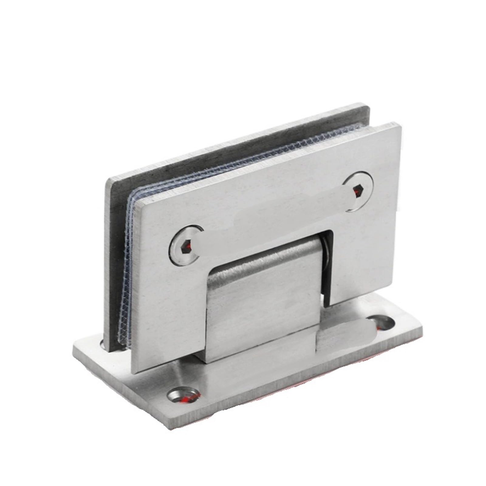Pjfcewfdgx Silver 90 Degree Heavy Duty Glass Clamp Shower Door Hinge
