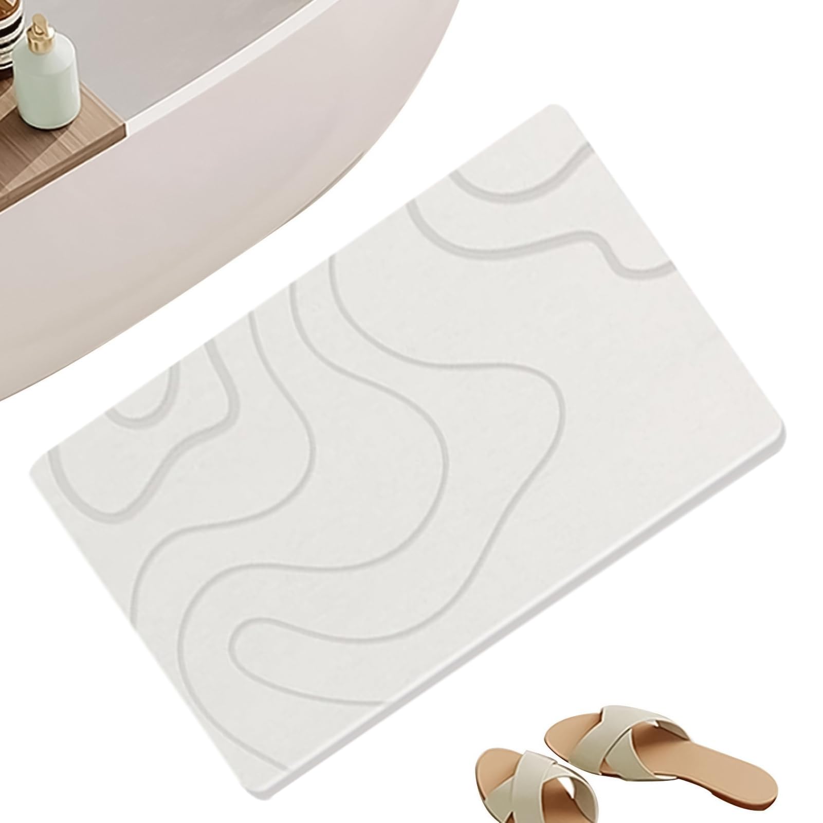 Tappetini per Bagno Tappeto Assorbente in Terra di Diatomee