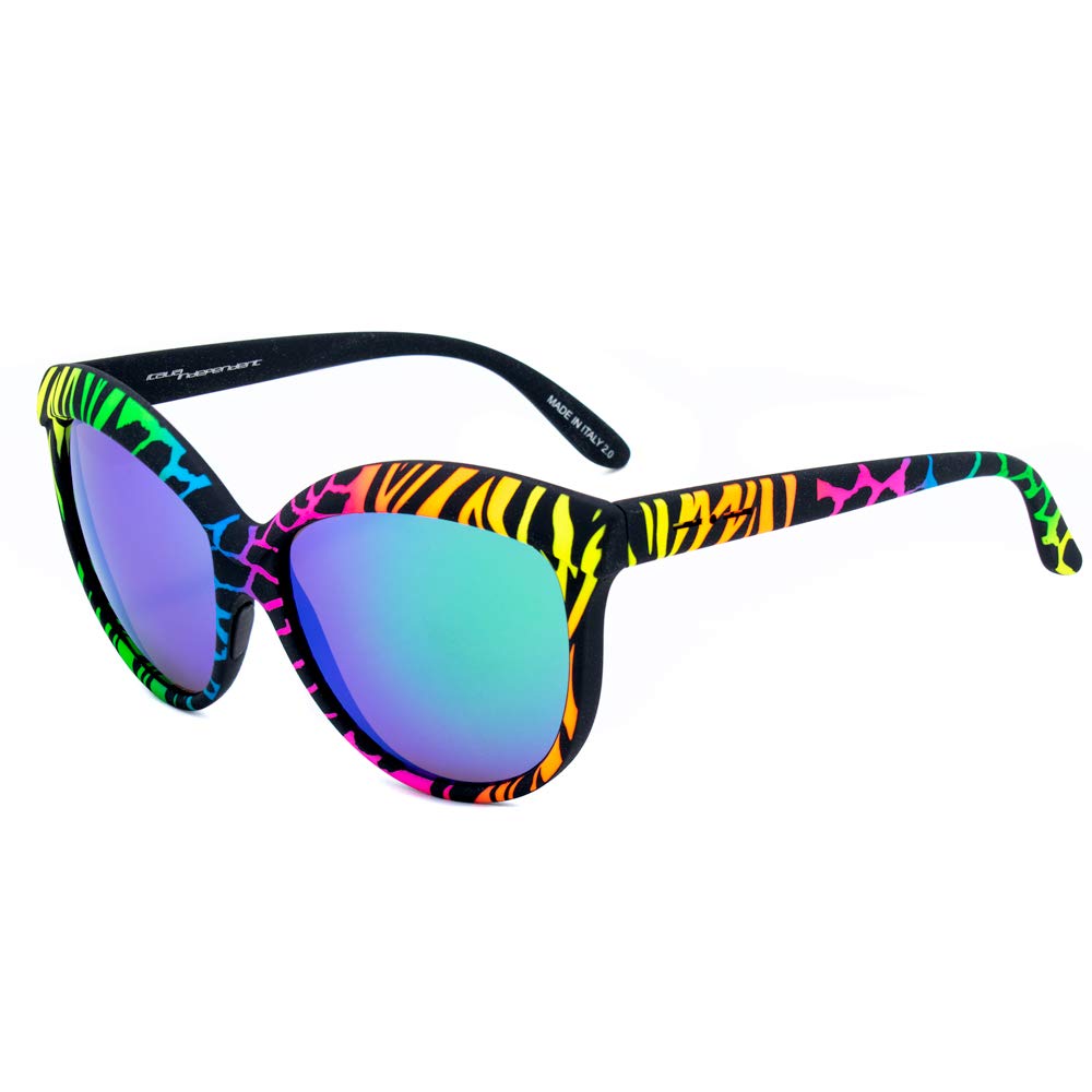 Italia Independent Women’s 0092-ZEF-149 Sunglasses, Multicolour (Amarillo), 58