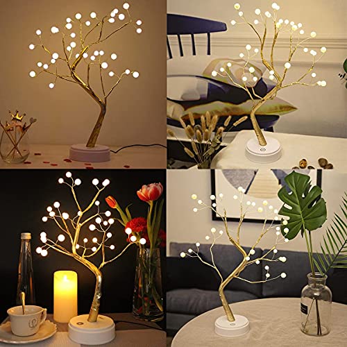 ITICdecor Bonsai, lampada da tavolo con 36 luci