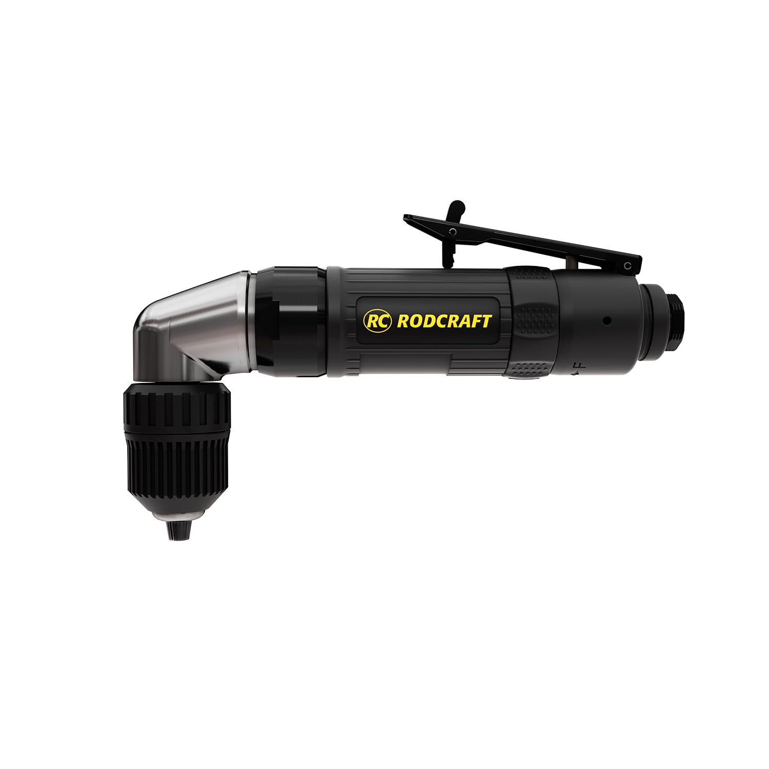 Rodcraft RC4660 Druckluft Bohrmaschine, Drehzahl 1400 U/min, 300 Watt Leistung, bis 10 mm, 90° gewinkelter Bohrkopf