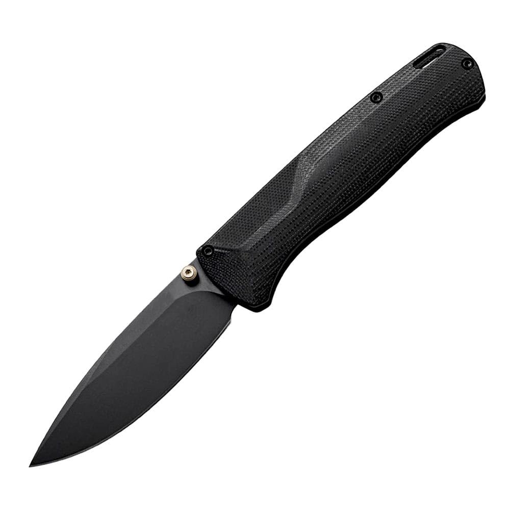 Joa Klappmesser Scharfes Taschenmesser aus stahl schwarz & g10, 440 klingen, klein axis lock Outdoor EDC Messer survival einhandmesser tanto faltmesser mit clip
