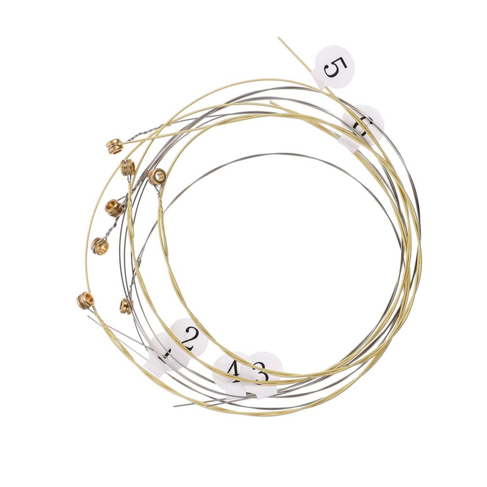 10Pcs Lyre Harp String Replacements Musical Instruments Accessories for Lyre Harp Harpsichord Dulcimer Zither Stringed Instrument