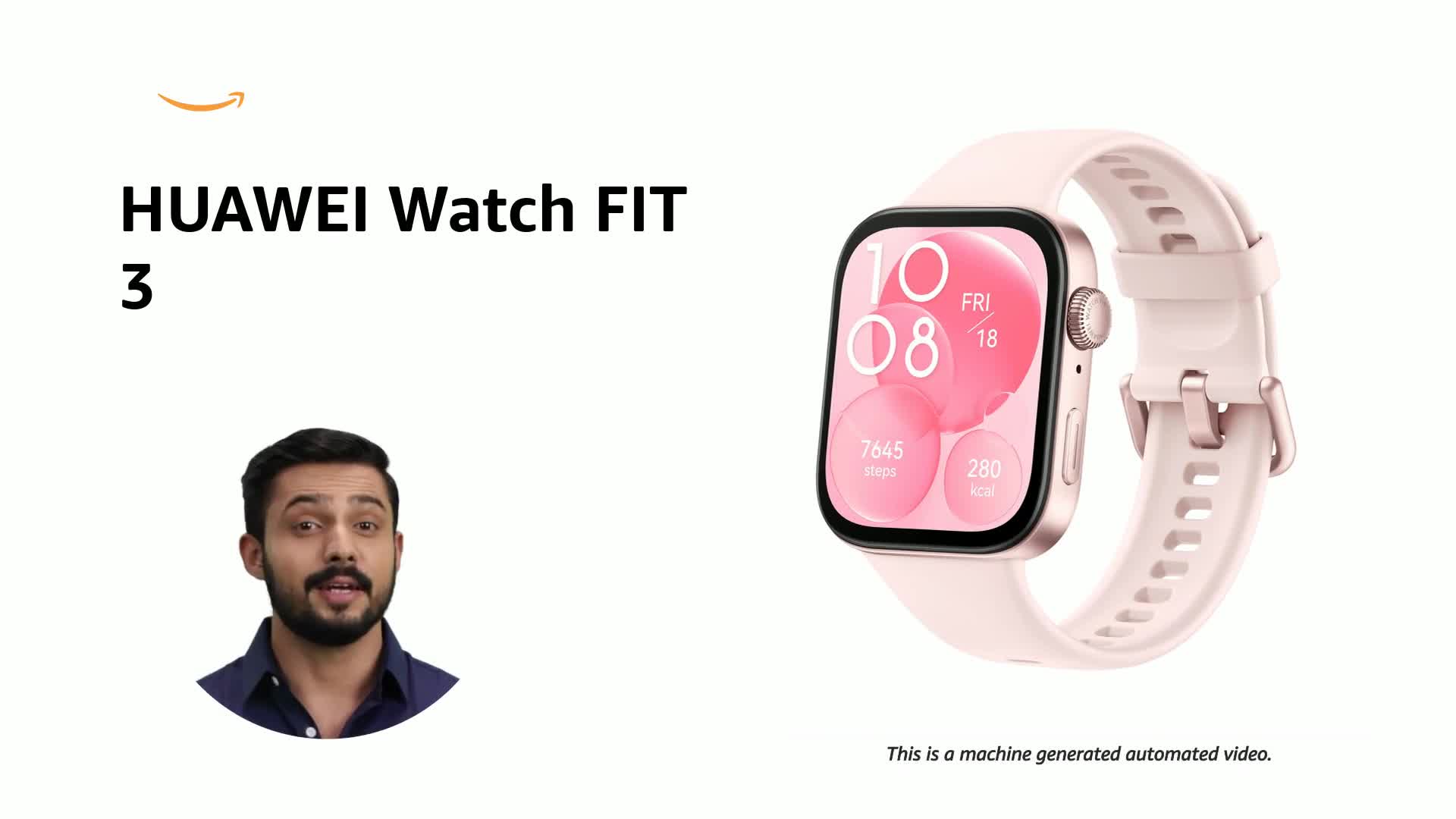 HUAWEI WATCH FIT 3 ピンク HUAWEI Watch FIT 3，1.82