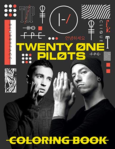 Twenty One Pilots Coloring Book: A Fantastic Collection Of The Legendary Band Twenty One Pilots For Their Fans And Anyone Enjoying Coloring Fun
