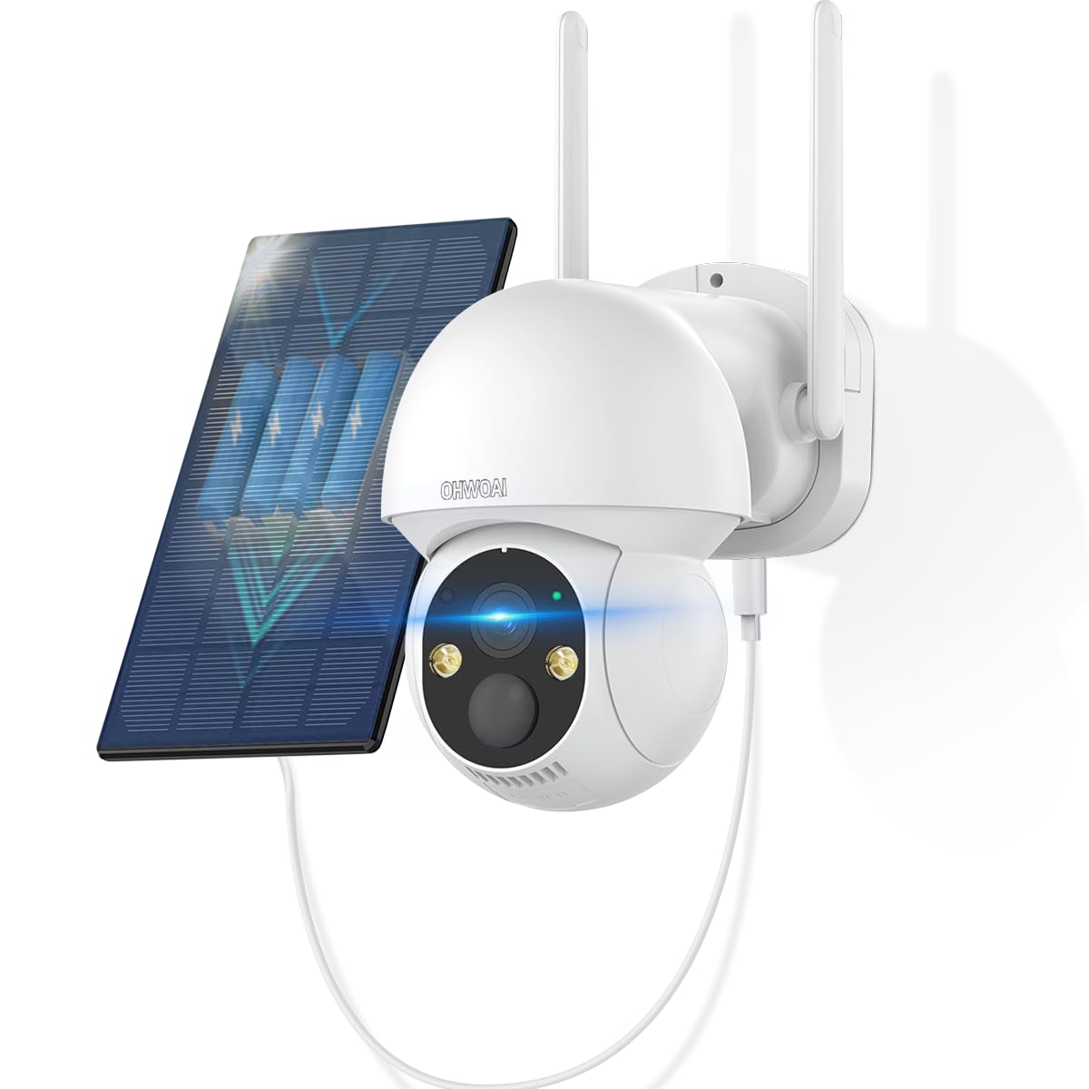 Amazon.co.jp: 【ソーラー給電】ワイヤレス防犯カメラ 400万画素