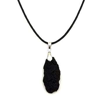 Amazon.co.jp: モルダバイト石、本物の生モルダバイト 黒の