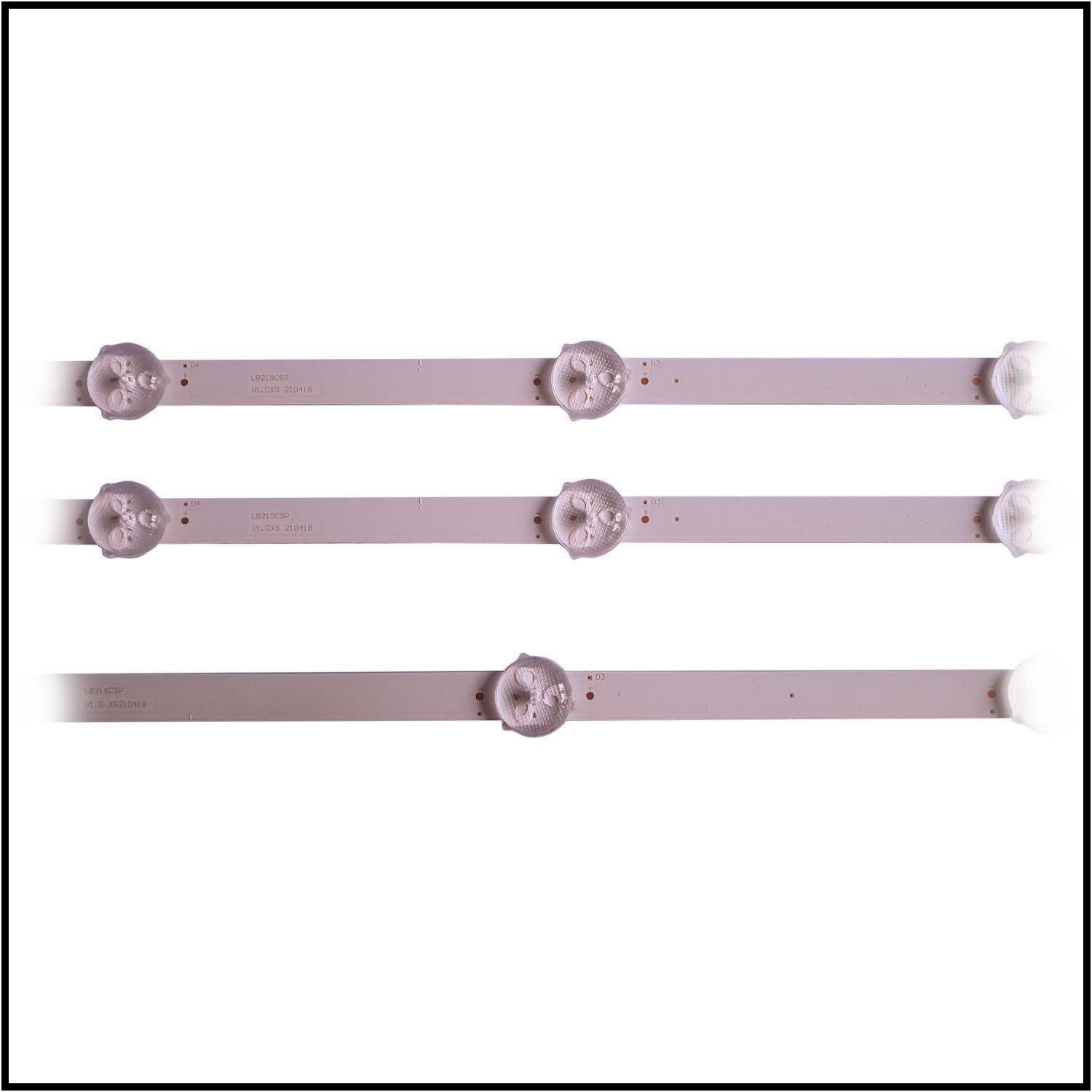 Generico KIT 3 BARRE LED PER TV VESTEL VES400UNDS-2D-N11 VES400UNDS-2D-N12