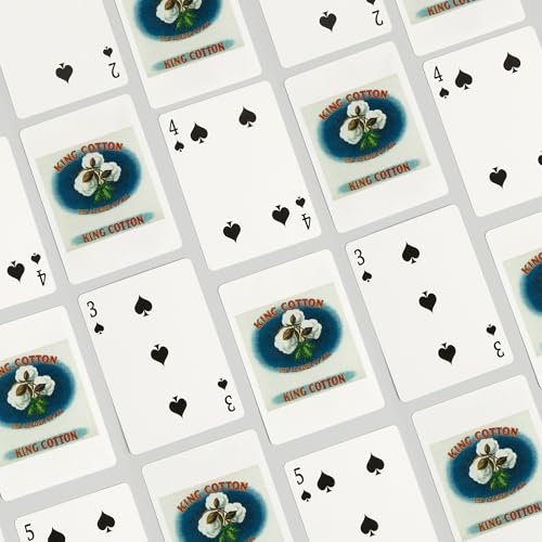 Baraja King Cotton de 52 cartas tamaño póker miniatura 4