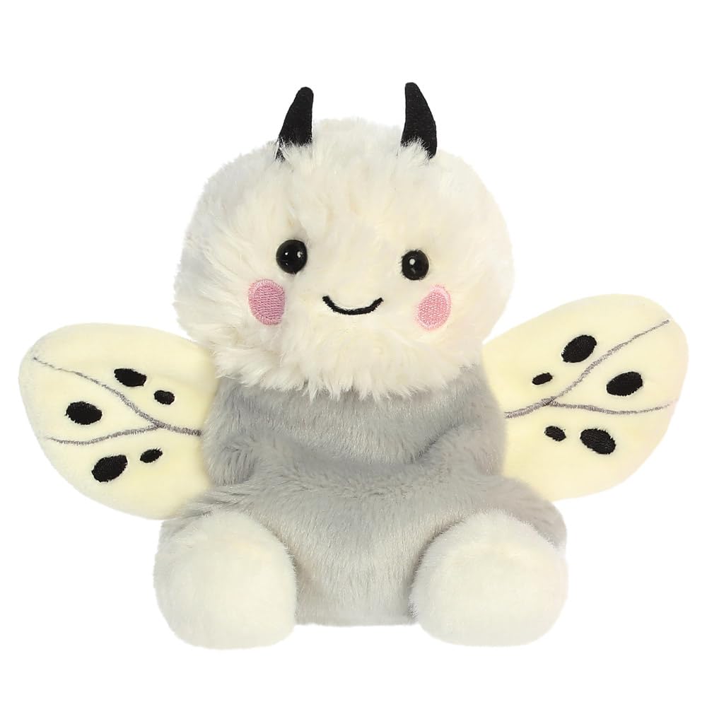 Aurora, 33860, Palm Pals Astra Moth 5 In, Soft Toy, White