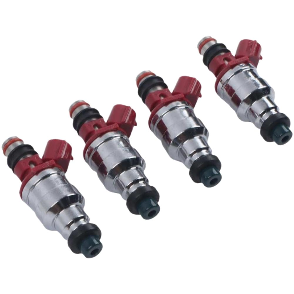 Fuel Injector Nozzle Set of 4 Compatible with 4Runner Pickup SR5 DLX 2.4L 1989-1995 - Replaces OEM 23250-35040 23209-35040