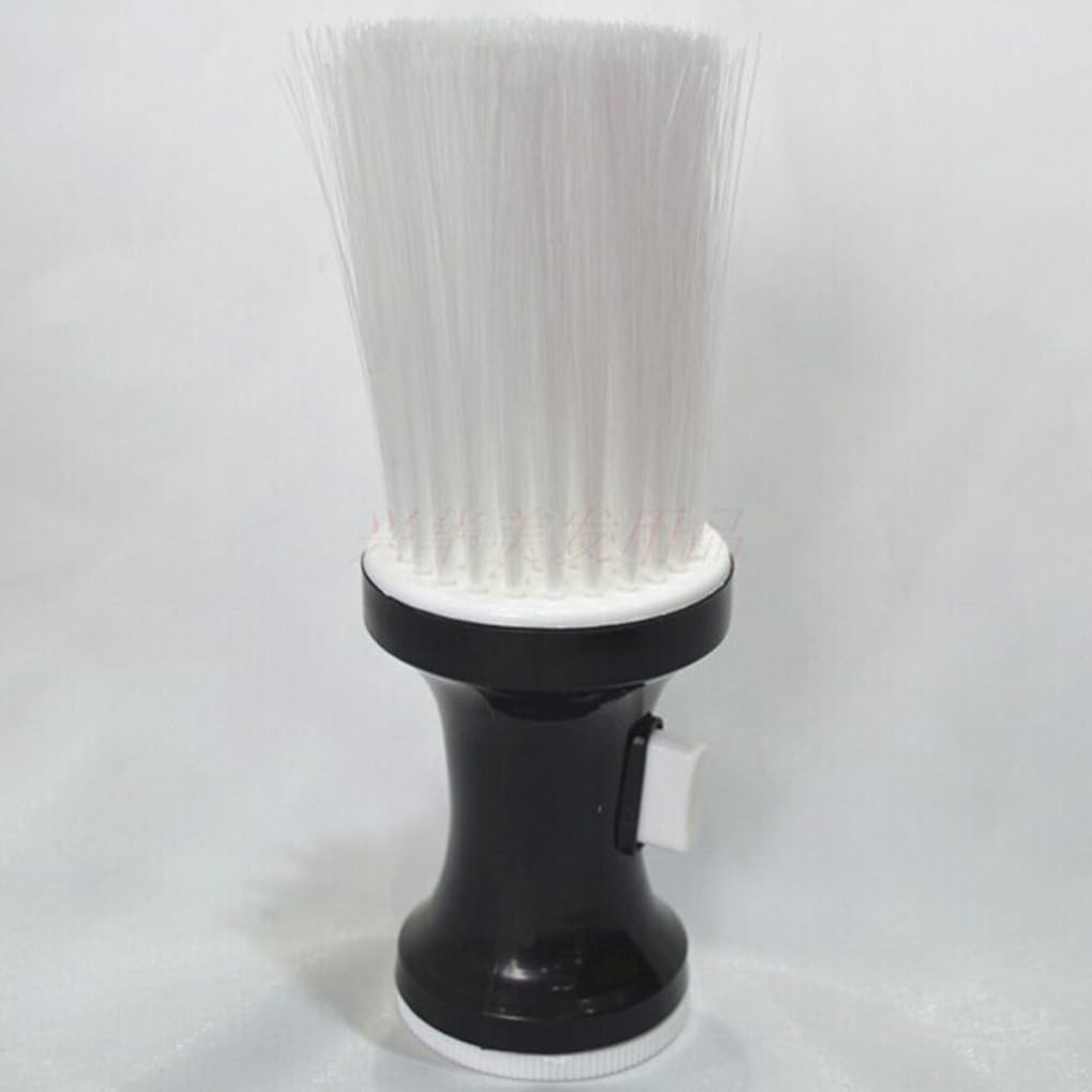 Rimuovi pennello Parrucchiere Spolverino professionale per collo con manico in plastica Usa Strumenti per baffi facciali da barbiere Barbiere