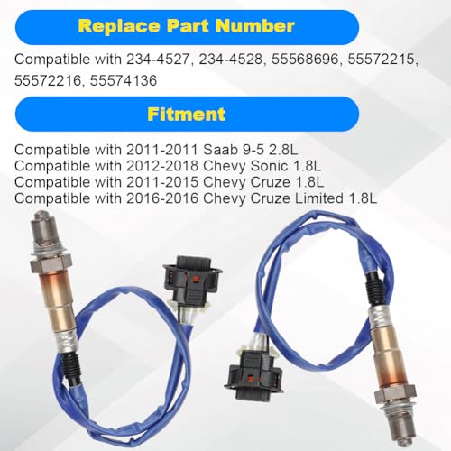 Sensor de Oxígeno JDMON para Chevy Sonic y Cruze miniatura 4