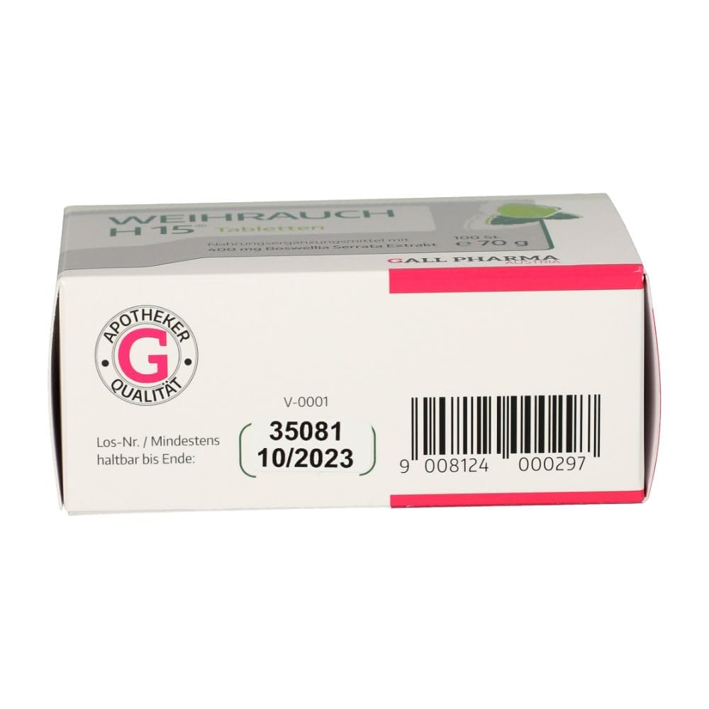 Weihrauch H 15 Tabletten, 100 St. Tabletten