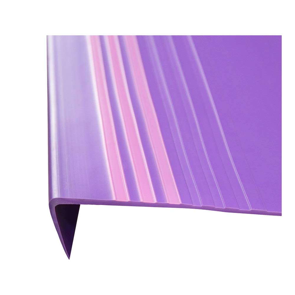 LXZSP Step Treads Non-slip Stair Step Mat, 0.4mmPVC High Elastic Anti-slip Strip Rubber Pad for Kindergarten Color Matching Plastic Step Stair Tread (Color : E, Size : 100cm)