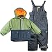 Osh Kosh Little Boys' Ski Jacket and Snowbib Snowsuit Set, Green/Grey, 5/6