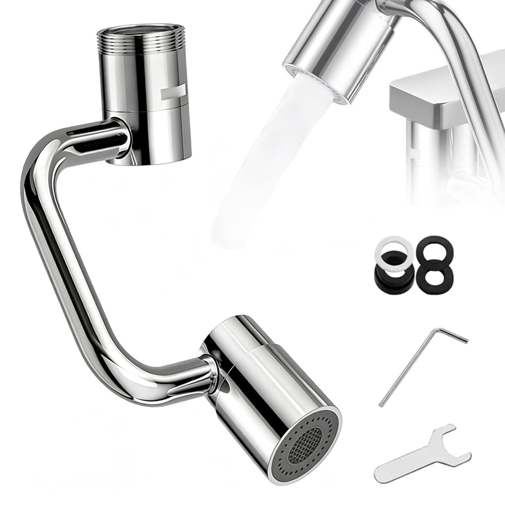 Extensor de grifo de 1080 grados con doble modo de chorro para cocina