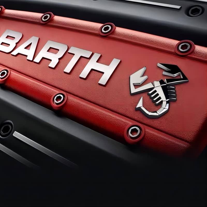2 Adesivi Scorpione Per Auto - Decorazione Universale Per Auto, Moto E Frigorifero - Rosso, 6,3 Cm - 3