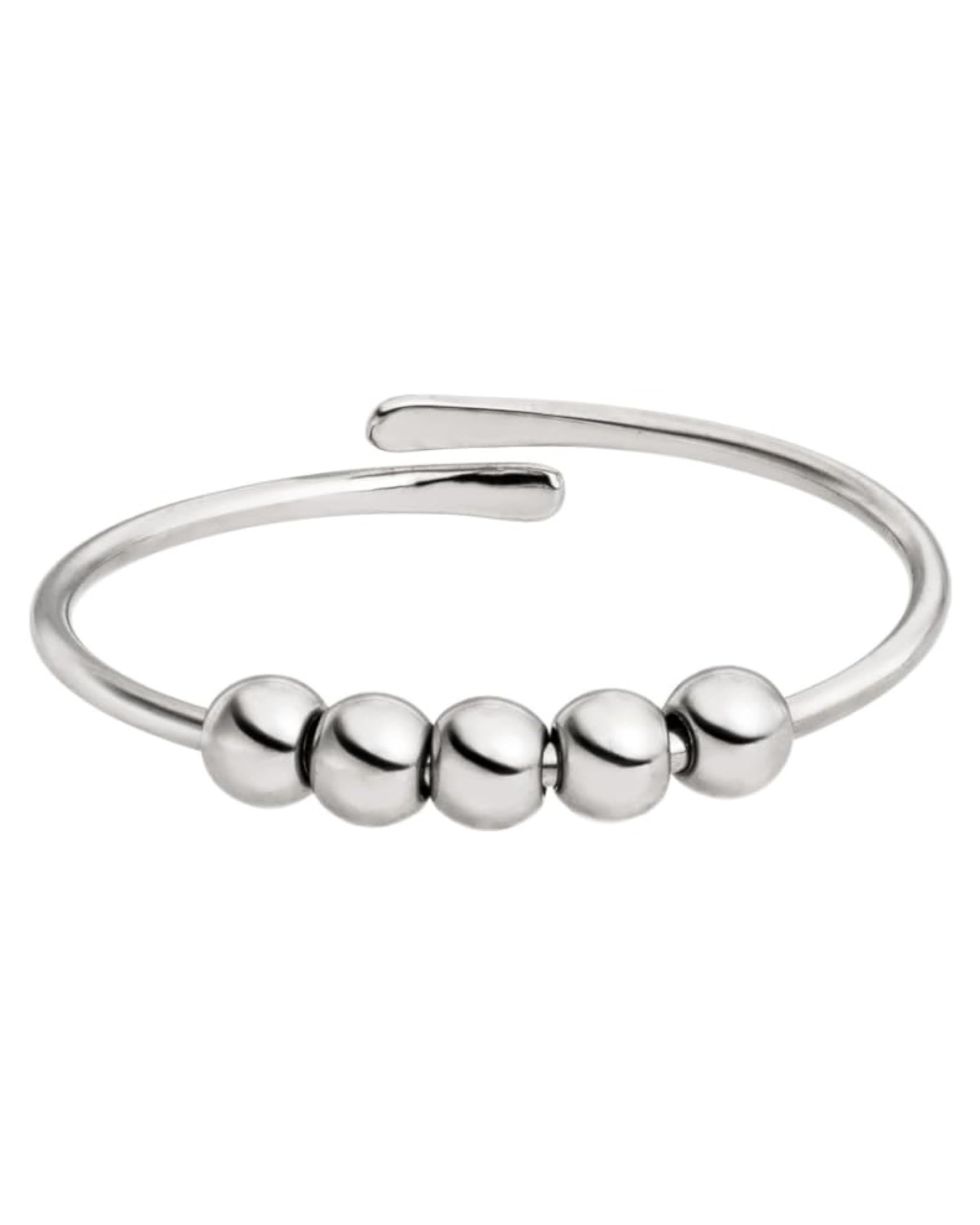 Purelei Shade Anxiety Ring - Fidget – New Generation - Damenring aus langlebigem Edelstahl – Wasserfeste Ringe – in verstellbaren Größen erhältlich - Damenschmuck