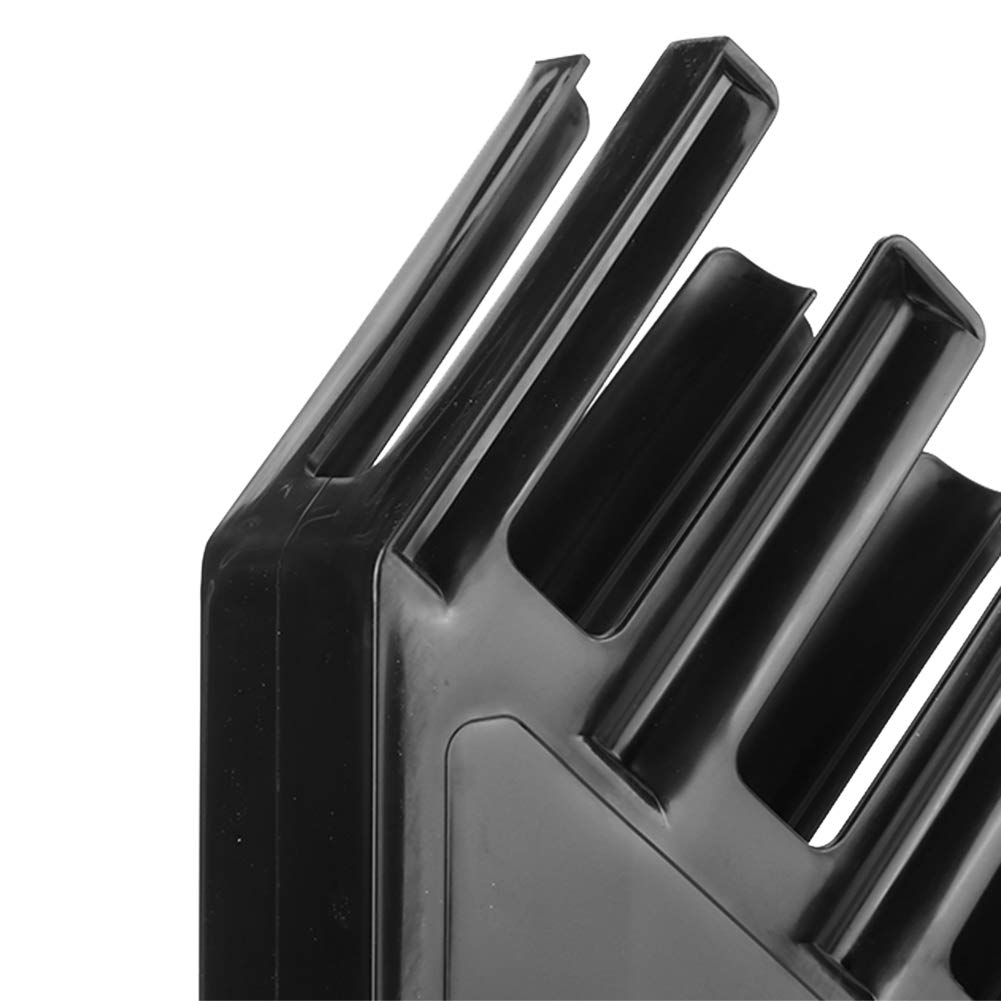 Organizador de Portavasos de Papel para Cafeterías y Puestos Bebidas, Estante Almacenamiento Vasos Plástico Negro Duradero, Disposición Mesa, Sostiene Tazas hasta 10 Cm (Portavasos Inclinado